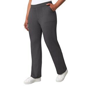 NWT - Mondetta Black/Gray Ladies' Pull-On Straight Leg Pant – Size XXL